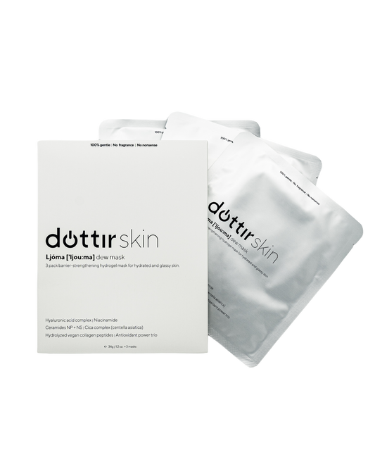 Ljóma [ˈljouːma] dew mask